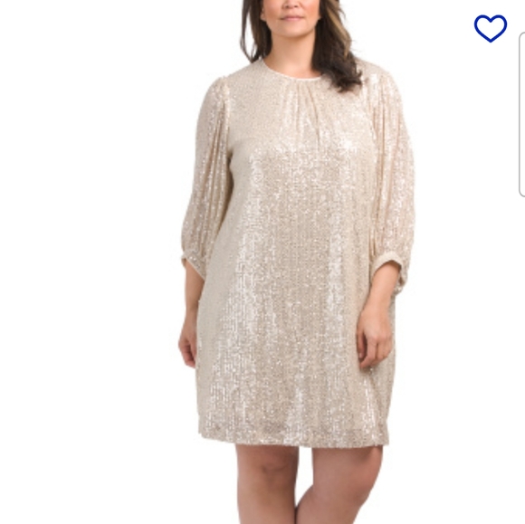 Julia Jordan, Sequen Ballon Dress, 1x - Picture 1 of 4